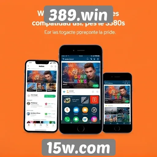 Compatibilidade mobile do site 389.win com dispositivos