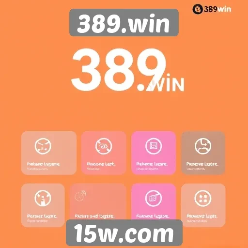Interface do usuário do 389.win é amigável