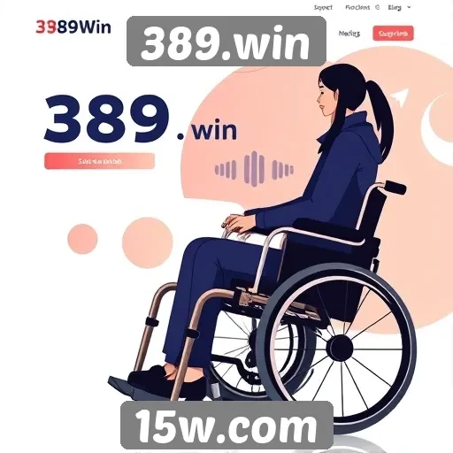 Acessibilidade e interface do site 389.win